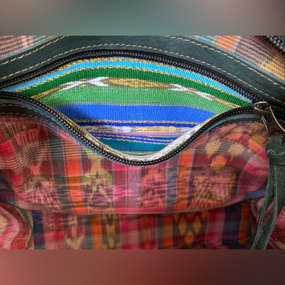 Sirens & Starlight ARTISAN FABRIC & LEATHER TOTE NEW NWT OOAK! - Picture 7 of 13